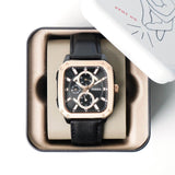 Fossil Multifunction Black Dial Black Leather Strap Watch for Men - BQ2654 Authentic Buy Shop Now