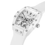 Guess Phoenix Multifunction White Dial White Rubber Strap Watch for Men - GW0203G2 Authentic Buy Shop Now