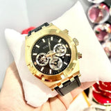 Guess Continental Black Dial Black Rubber Strap Watch for Men - GW0262G2 Authentic Buy Shop Now