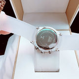 Guess Poseidon Chronograph Rainbow Dial White Silicone Strap Watch For Men - GW0425G4 Authentic Buy Shop Now