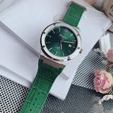 Salvatore Ferragamo F-80 Classic Green Dial Green Leather Strap Watch for Men - SFDT00119 Authentic Buy Shop Now