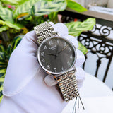 Tissot T Classic Everytime Quartz Black Dial Silver Steel Strap Watch for Men - T109.410.11.072.00 Authentic Buy Shop Now