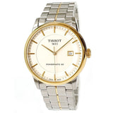 Tissot Luxury Powermatic 80 Gold Dial Silver Steel Strap Watch For Men - T086.407.22.261.00 Authentic Buy Shop Now