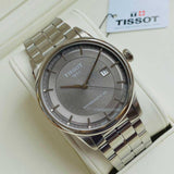 Tissot Luxury Powermatic 80 Grey Dial Silver Steel Strap Watch for Men - T086.407.11.061.00 Authentic Buy Shop Now