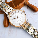 Tissot Chemin des Tourelles Powermatic 80 Helvetic Pride Silver Dial Two Tone Steel Strap Watch for Men - T099.407.22.038.01 Authentic Buy Shop Now