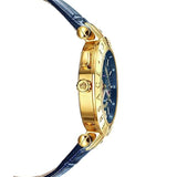 Versace V-Race Multifunction Quartz Blue Dial Blue Leather Strap Watch For Men - VEBV00219 Authentic Buy Shop Now