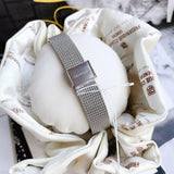 Calvin Klein Minimal Grey Dial Silver Mesh Bracelet Watch for Women - K3M23124 Authentic Buy Shop Now