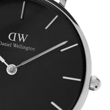 Daniel Wellington Classic Petite Bondi Black Dial White Leather Strap Watch for Women - DW00100286 Authentic Buy Shop Now