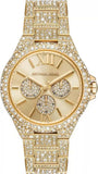Michael Kors Camille Pavé Crystals Gold Dial Gold Steel Strap Watch for Women - MK6958 Authentic Buy Shop Now