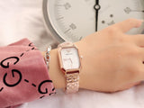 Emporio Armani Giola White Mother of Pearl Dial Rose Gold Steel Strap Watch For Women - AR11147 Authentic Buy Shop Now