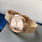 Emporio Armani Kappa Pink Dial Pink Mesh Bracelet Watch For Women - AR11129 Authentic Buy Shop Now