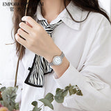 Emporio Armani Rosa Quartz White Dial Silver Steel Strap Watch For Women - AR11354 Authentic Buy Shop Now