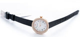 Emporio Armani Rosa Quartz Mother Of Pearl White Dial Black Leather Strap Watch For Women - AR11356 Authentic Buy Shop Now
