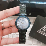 Guess Park Ave Analog Quartz Blue Dial Blue Steel Strap Watch For Women - W0767L4 Authentic Buy Shop Now