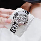 Guess Solstice Diamonds Silver Dial Silver Steel Strap Watch for Women - GW0403L1 Authentic Buy Shop Now
