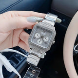 Guess Deco Multifunction Quartz Silver Dial Silver Steel Strap Watch For Women - GW0472L1 Authentic Buy Shop Now