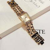 Guess MOD Heavy Metal Diamonds Gold Dial Gold Steel Strap Watch for Women - W0072L1 Authentic Buy Shop Now