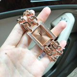 Guess Mod Heavy Metal Diamonds Rose Gold Dial Rose Gold Steel Strap Watch for Women - W0072L3 Authentic Buy Shop Now