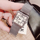 Guess Highline White Dial Silver Mesh Bracelet Watch For Women - W0826L1 Authentic Buy Shop Now