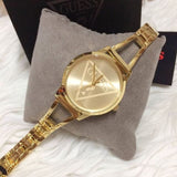 Guess Lola Quartz Gold Dial Gold Steel Strap Watch For Women - W1145L3 Authentic Buy Shop Now