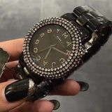 Marc Jacobs Marci Black Dial Black Steel Dial Strap Watch for Women - MBM3193 Authentic Buy Shop Now