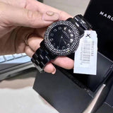 Marc Jacobs Marci Black Dial Black Steel Dial Strap Watch for Women - MBM3193 Authentic Buy Shop Now
