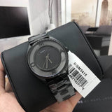 Marc Jacobs Tether Transparent Black Dial Black Steel Strap Watch for Women - MBM3415 Authentic Buy Shop Now