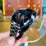 Michael Kors Runway Quartz Black Dial Black Steel Strap Watch For Women - MK6683 Authentic Buy Shop Now