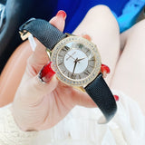 Michael Kors Harlowe Analog White Dial Black Leather Strap Watch For Women - MK2988 Authentic Buy Shop Now