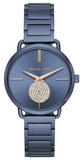 Michael Kors Portia Blue Dial Blue Stainless Steel Strap Watch for Women - MK3680 Authentic Buy Shop Now