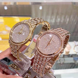 Michael Kors Lauryn Crystals Rose Gold Dial Rose Gold Steel Strap Watch For Women - MK3931 Authentic Buy Shop Now