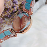 Michael Kors Parker Blue Mother of Pearl Dial Two Tone Steel Strap Watch for Women - MK6491 Authentic Buy Shop Now