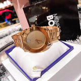 Movado Bold Rose Gold Dial Rose Gold Steel Strap Watch For Women - 3600335 Authentic Buy Shop Now