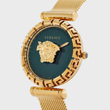 Versace Palazzo Empire Greca Green Dial Gold Mesh Bracelet Watch for Women - VEDV00819 Authentic Buy Shop Now