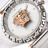 Versace Palazzo Empire Silver Dial Silver Mesh Bracelet Watch for Women - VEDV00419 Authentic Buy Shop Now