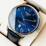 Tissot Chemin Des Tourelles Powermatic 80 Blue Dial Blue Leather Strap Watch for Men - T099.407.16.047.00 Authentic Buy Shop Now