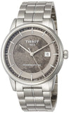 Tissot Luxury Powermatic 80 Anthracite Grey Dial Silver Steel Strap Watch For Men - T086.407.11.061.10 Authentic Buy Shop Now