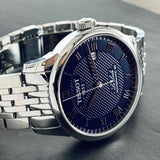 Tissot Le Locle Powermatic 80 Blue Dial Silver Steel Strap Watch For Men - T006.407.11.043.00 Authentic Buy Shop Now