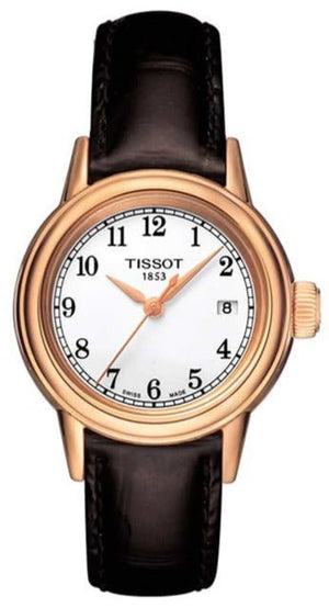 Tissot T Classic Carson Quartz White Dial Brown Leather Strap Watch for Men - T085.410.36.012.00 Authentic Buy Shop Now