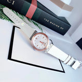 Versace Greca White Dial White Leather Strap Watch for Women - VELW00120 Authentic Buy Shop Now
