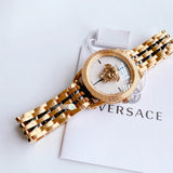 Versace Palazzo Empire White Dial Two Tone Steel Strap Watch for Men - VERD00418 Authentic Buy Shop Now