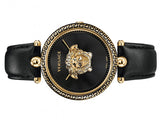 Versace Palazzo Empire Black Dial Black Leather Strap Watch for Women - VCO020017 Authentic Buy Shop Now