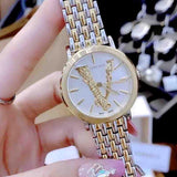 Versace Virtus Quartz White Dial Two Tone Steel Strap Watch for Women - VEHC00719 Authentic Buy Shop Now