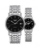 Longines Presence 25.5mm Automatic Black Dial Silver Steel Strap Watch for Women - L4.321.4.52.6 Authentic Buy Shop Now