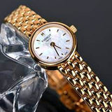 Tissot Lovely Mother of Pearl Dial Rose Gold Steel Strap Watch for Women - T140.009.33.111.00 Authentic Buy Shop Now