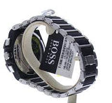 Hugo Boss Supernova Black Dial Two Tone Steel Strap Watch for Men - 1513368 Authentic Buy Shop Now
