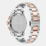 Salvatore Ferragamo 1927 Chrono Silver Dial Two Tone Steel Strap Watch for Men - SFKZ00623 Authentic Buy Shop Now
