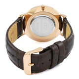 Daniel Wellington Classic York Black Dial Brown Leather Strap Watch For Women - DW00100140 Authentic Buy Shop Now