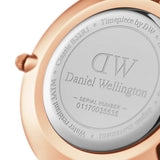 Daniel Wellington Petite Reading White Dial Black Leather Strap Watch For Women - DW00100173 Authentic Buy Shop Now