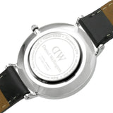 Daniel Wellington Petite Sheffield Black Dial Black Leather Strap Watch For Women - DW00100180 Authentic Buy Shop Now